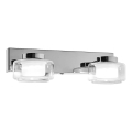 Osram - LED-kylpyhuoneen seinävalaisin ORBIS FLAME 2xLED/5,5W/230V 3000/4000K IP44 kiiltävä kromi