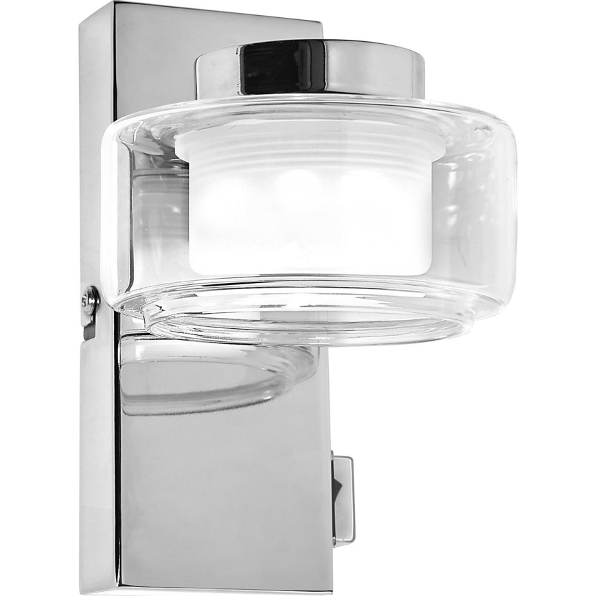 Osram - LED-kylpyhuoneen seinävalaisin ORBIS FLAME LED/5,5W/230V 3000/4000K IP44 kiiltävä kromi