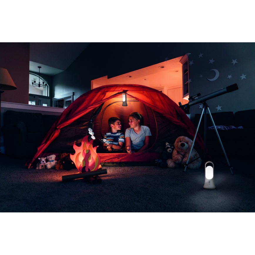 Osram - LED-orientaatiovalaisin liike- ja hämärätunnistimella MOBILE LED/0,7W/4xAAA valkoinen