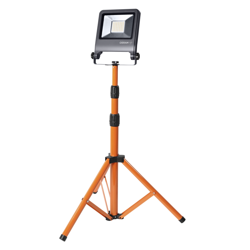 Osram - LED-reflektori jalustalla TRIPOD LED/50W/230V 4000K IP65 oranssi