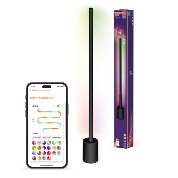 Osram - LED RGBW himennettävä lattiavalaisin SMART+ FLOOR LED/8W/230V 2700-6500K Wi-Fi musta + kaukosäädin