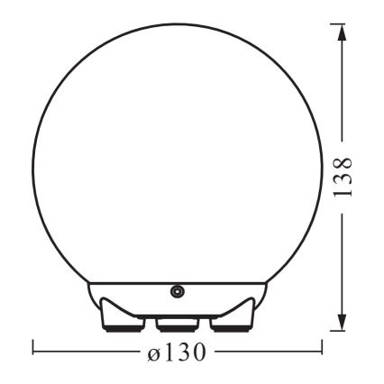 Ledvance - LED RGBW himmennettävä ladattava pöytälamppu SMART+ MAGIC LED/2,5W/5V 2200-6500K Wi-Fi valkoinen