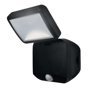 Osram - LED-ulkoseinävalonheitin tunnistimella BATTERY LED/4W/4xD IP54