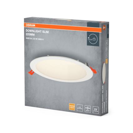 Osram - LED upotettava valo SLIM LED/22W/230V 3000K
