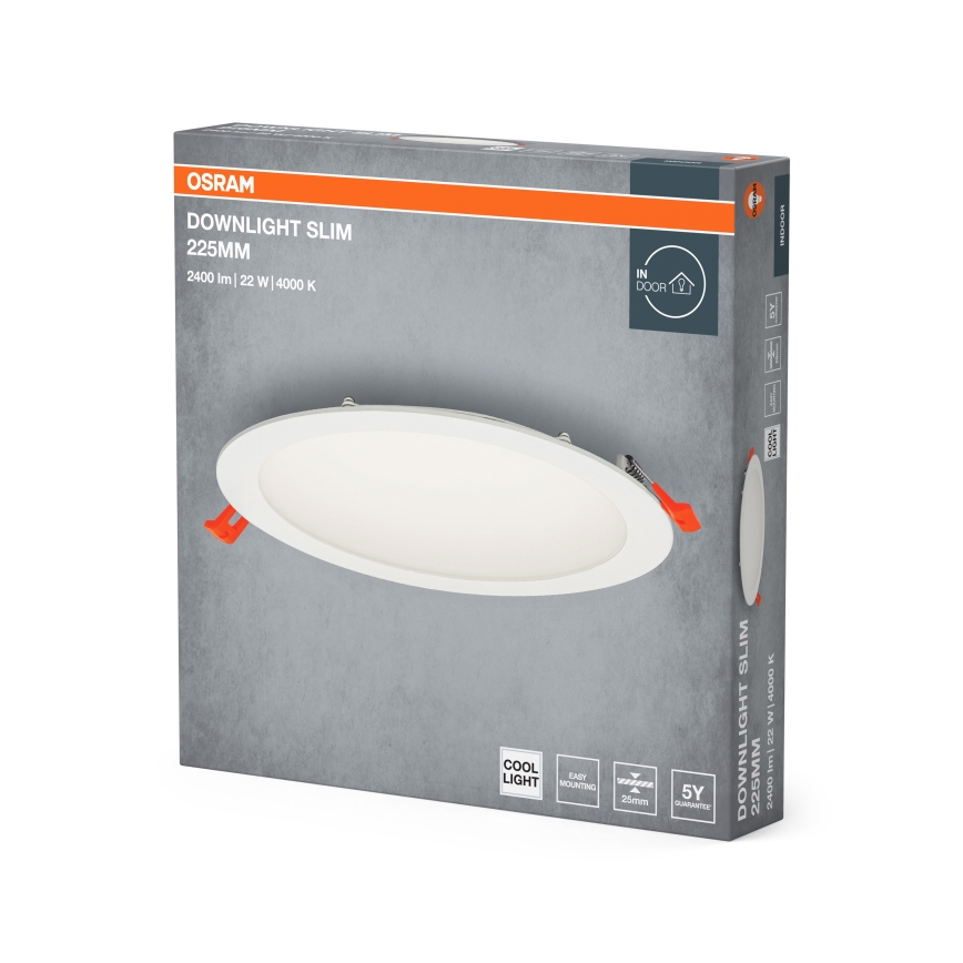 Osram - LED upotettava valo SLIM LED/22W/230V 4000K