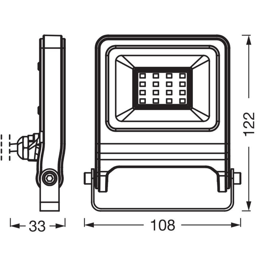 Osram - LED-valonheitin ENDURA LED/10W/230V 3000K IP65