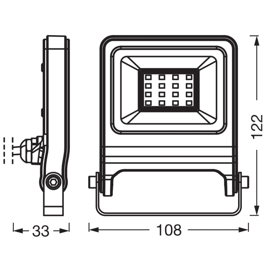 Osram - LED-valonheitin ENDURA LED/10W/230V 4000K IP65