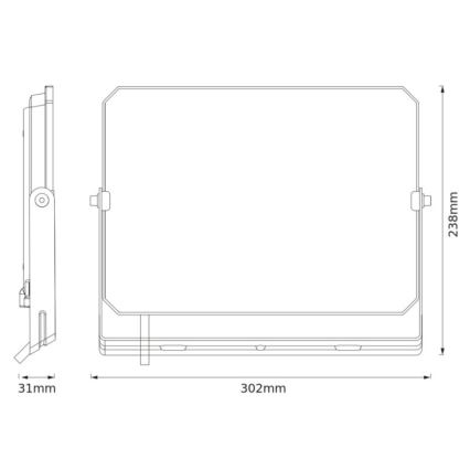 Osram - LED-valonheitin FLOODLIGHT LED/100W/230V 3000K IP65
