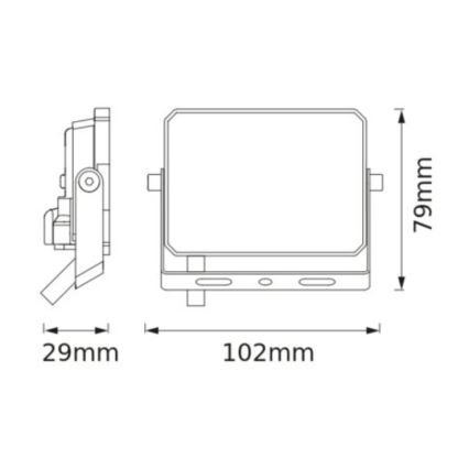 Osram - LED-valonheitin FLOODLIGHT LED/10W/230V 3000K IP65