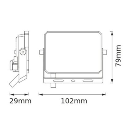 Osram - LED-valonheitin FLOODLIGHT LED/10W/230V 6500K IP65