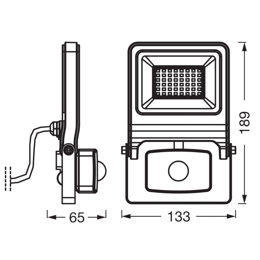 Osram - LED-valonheitin liiketunnistimella ENDURA LED/30W/230V 3000K IP44