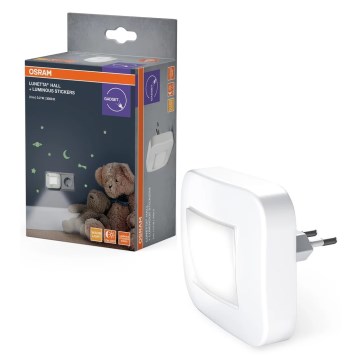 Osram - LED-yövalo hämäräkytkimellä LUNETTA LED/0,2W/230V