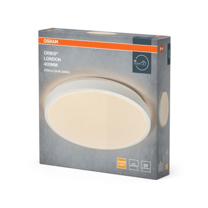 Osram - ORBIS LONDON LED/24W/230V kattovalaisin Ø 39,5 cm valkoinen