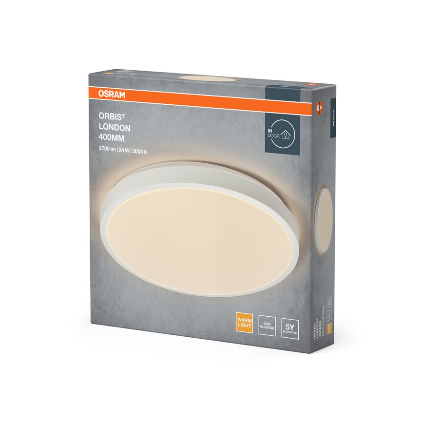 Osram - ORBIS LONDON LED/24W/230V kattovalaisin Ø 39,5 cm valkoinen