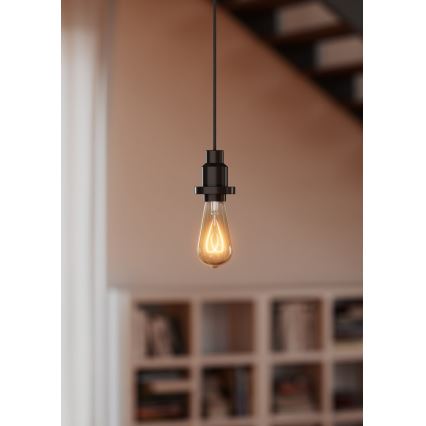 Osram - PENDULUM-virtajohto 1xE27/40W/230V musta