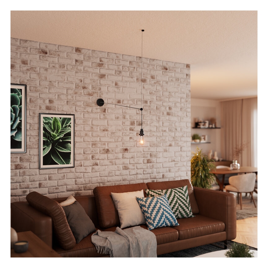 Osram - PENDULUM-virtajohto 1xE27/40W/230V musta