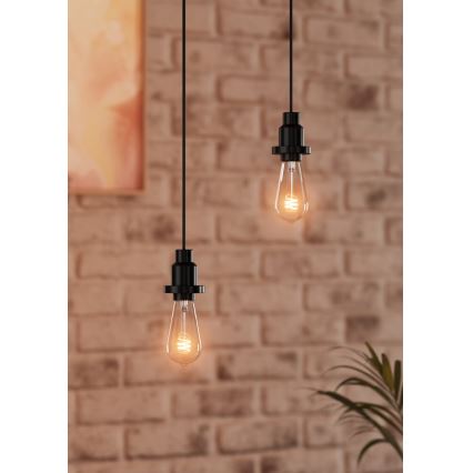 Osram - PENDULUM-virtajohto 1xE27/40W/230V musta