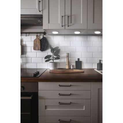 Osram – 3 kpl SMART+ himmennettäviä kaapinalusvalaisimia, LED 6,5 W, 230 V, 3000–6500 K, Wi‑Fi