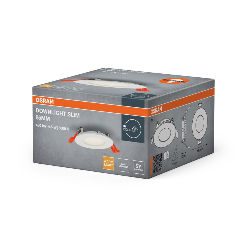Osram - SLIM LED-uppovalaisin 4,5W/230V 3000K