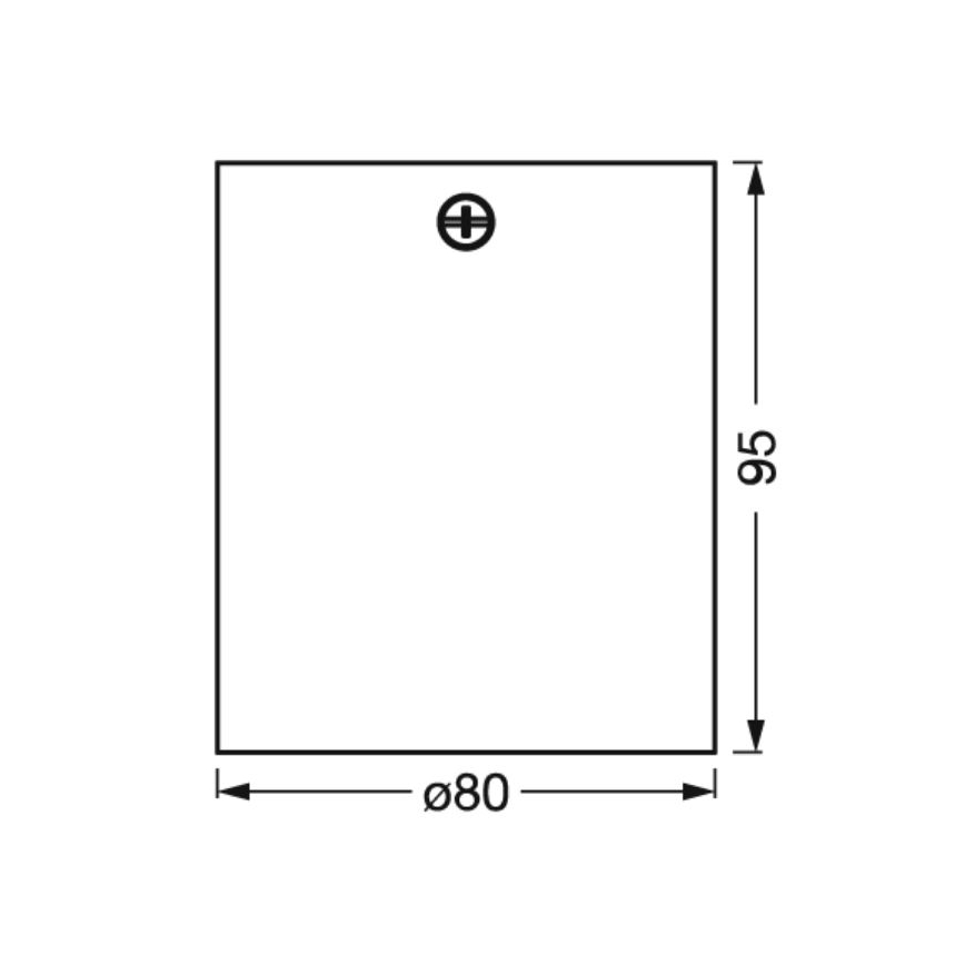 Osram - SPOT-kohdevalaisin 1xGU10/7W/230V musta