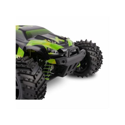 Overmax - radio-ohjattava RC-auto X-MONSTER 3.0 1700 mAh Musta/Vihreä