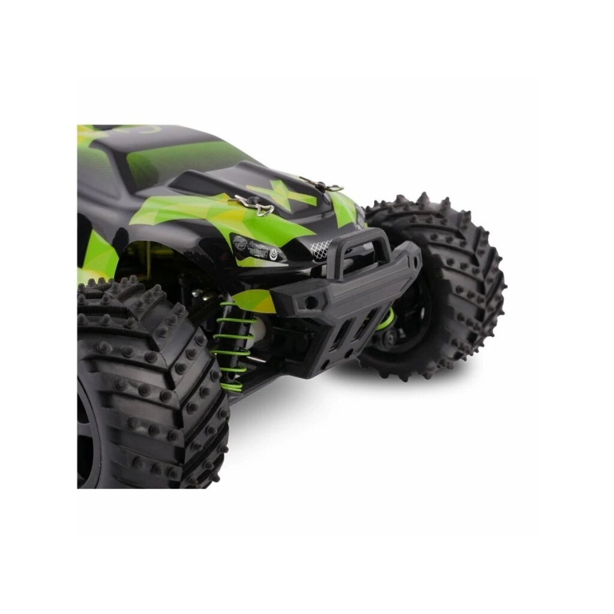 Overmax - radio-ohjattava RC-auto X-MONSTER 3.0 1700 mAh Musta/Vihreä