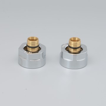 P.M.H. M16B2002 - Puristusliitin VISION/INTER-venttiilille, kiiltävä kromi, alupex 16 mm