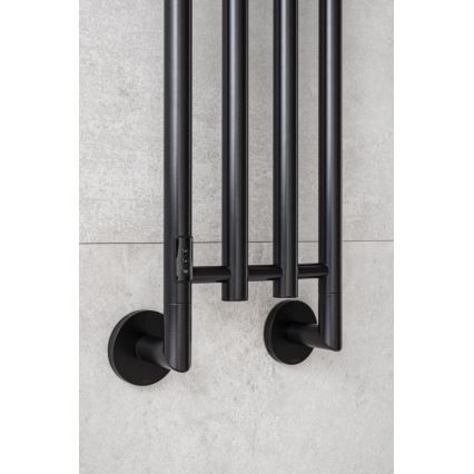 P.M.H. MO1B-RK - Sähköinen pyyhekuivain MONA 93W/230V 153,3 cm IP44 musta