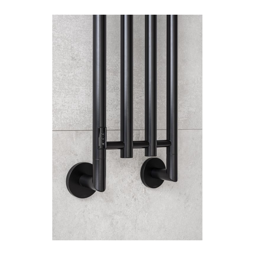 P.M.H. MO1B-RK - Sähköinen pyyhekuivain MONA 93W/230V 153,3 cm IP44 musta