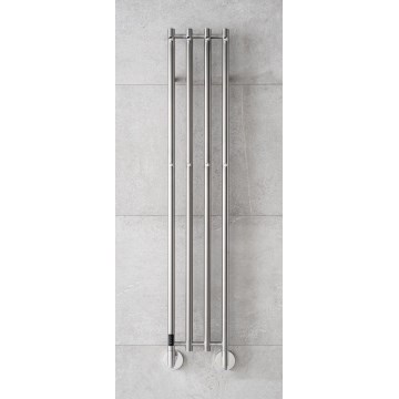 P.M.H. MO1SS-LK - Sähköinen pyyhekuivain MONA 93 W/230 V 153,3 cm IP44 kiillotettua ruostumatonta terästä
