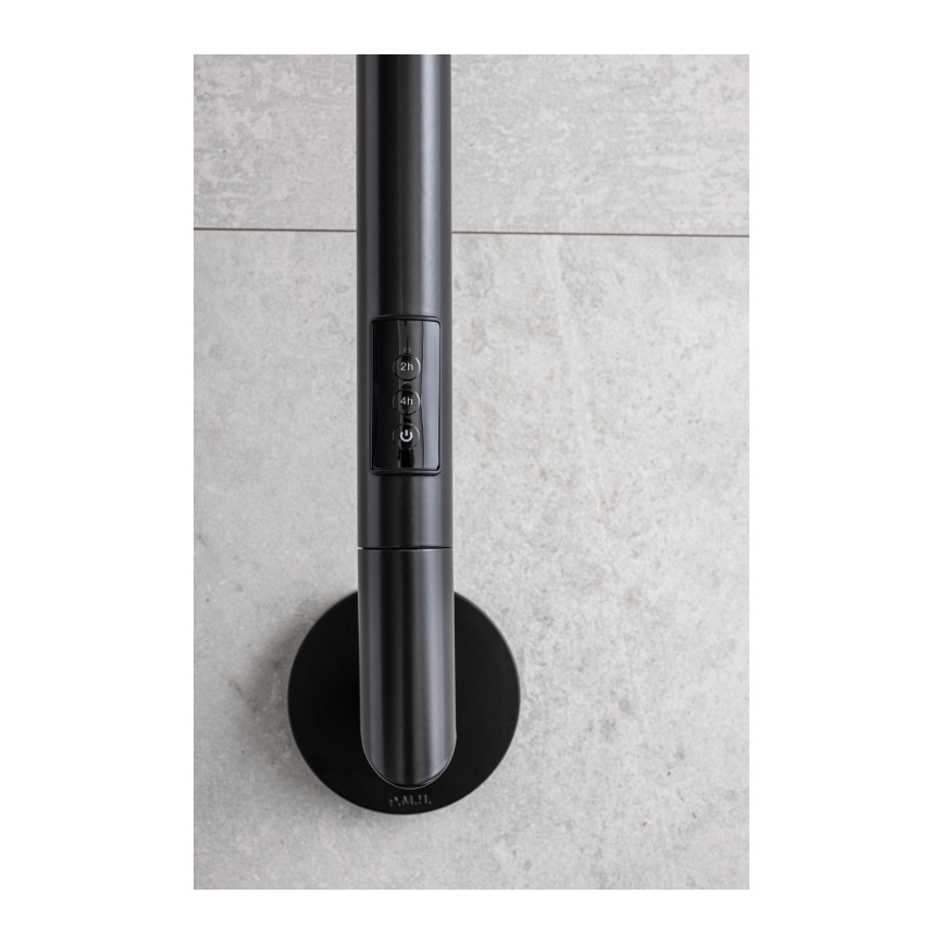 P.M.H. OL1B - Sähköinen pyyhekuivain OLE 24W/230V 170 cm IP44 musta
