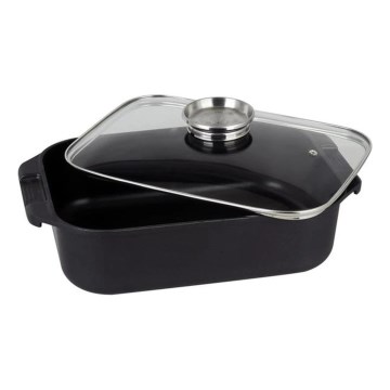Paistovuoka kannella TORO 6,5 l 34,5x10x24,5 cm musta