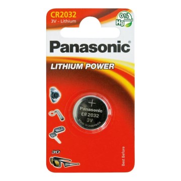 Panasonic - 1 pc Litiumnappiparisto CR2032 3V 220 mAh