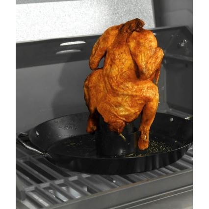 Pannu telineellä broilerin grillaamiseen 30 cm