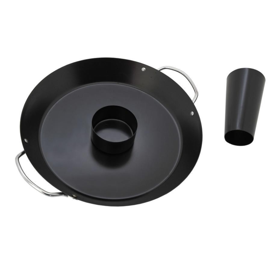 Pannu telineellä broilerin grillaamiseen 30 cm