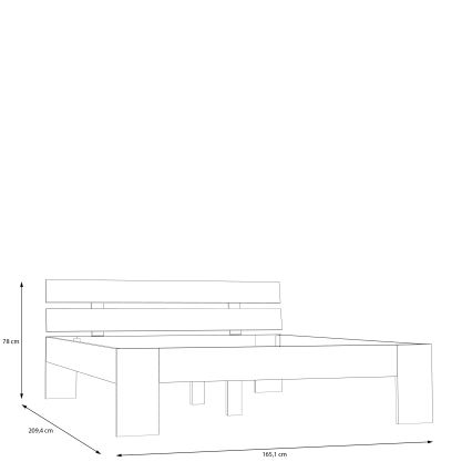 Parivuode PIROA 160x200 cm beige