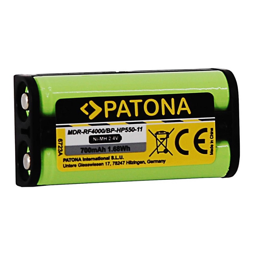 PATONA - Akku Akku Sony BP-HP550 700mAh Ni-Mh MDR-RF4000