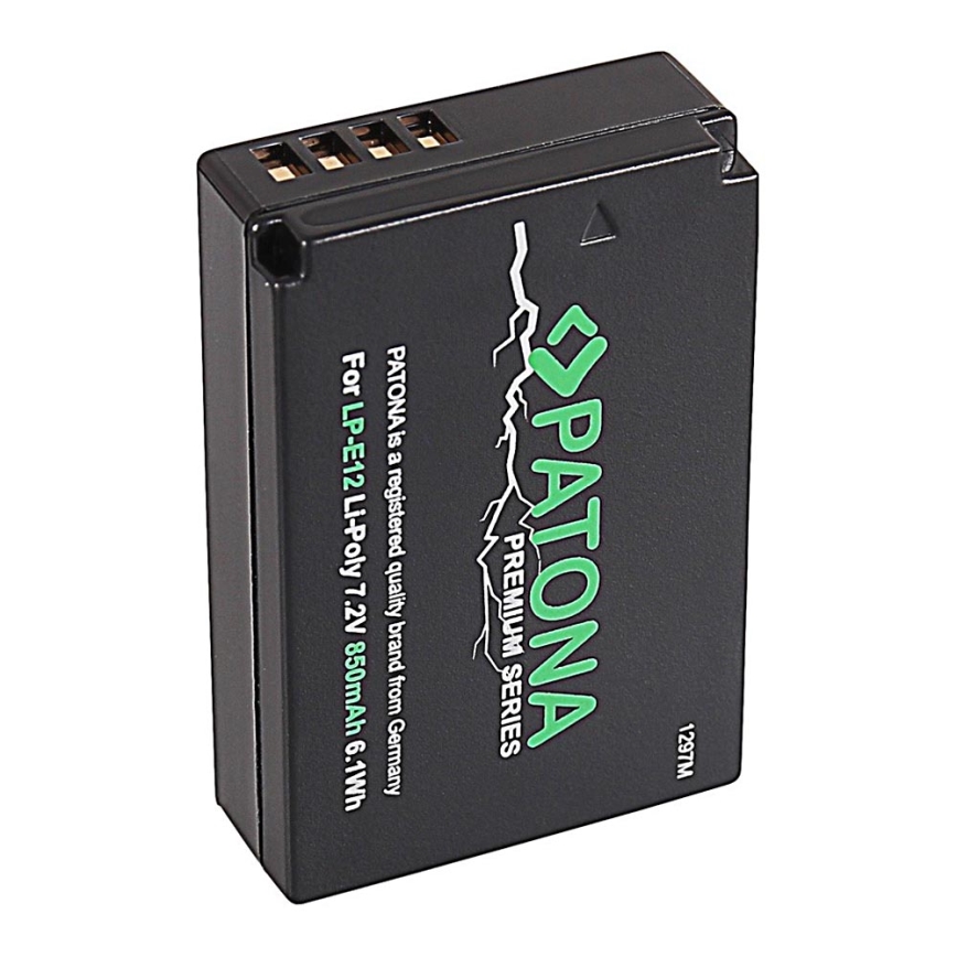 PATONA - Akku Canon LP-E12 850mAh Li-Ion PREMIUM
