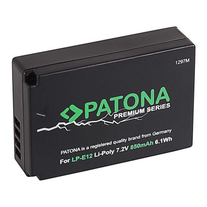 PATONA - Akku Canon LP-E12 850mAh Li-Ion PREMIUM