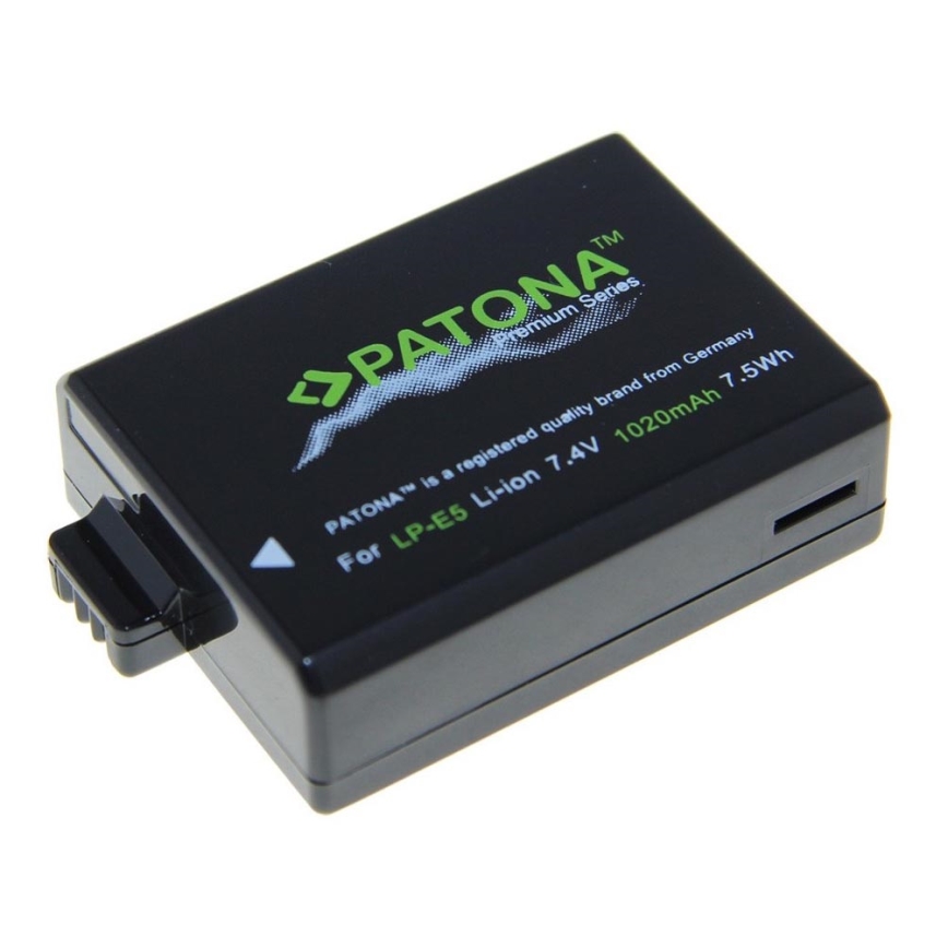 PATONA - Akku Canon LP-E5 1020mAh Li-Ion Premium