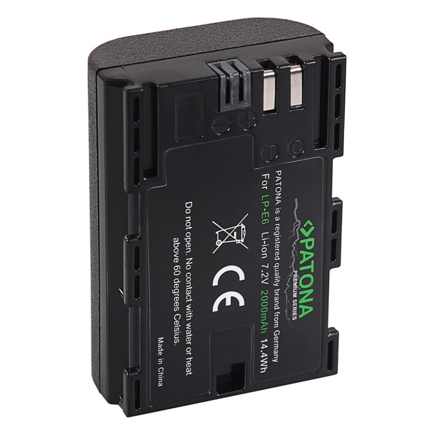 PATONA - Akku Canon LP-E6 2000mAh Li-Ion Premium