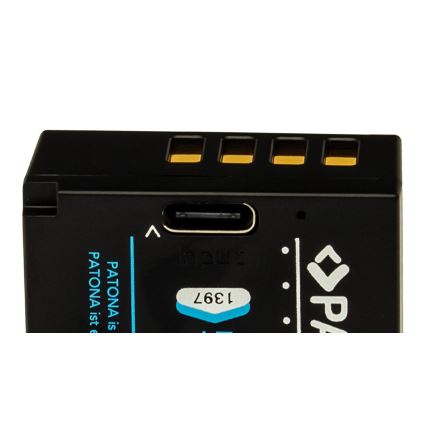 PATONA - Akku Fuji NP-W126S 1050mAh Li-Ion Platinum USB-C lataus