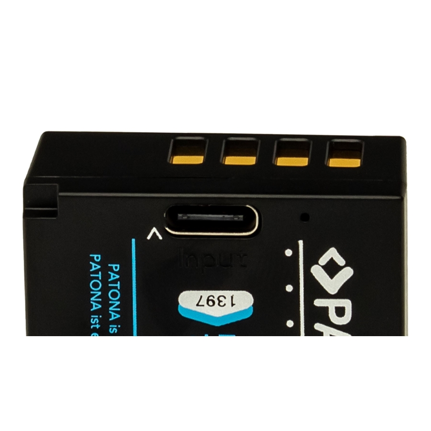 PATONA - Akku Fuji NP-W126S 1050mAh Li-Ion Platinum USB-C lataus