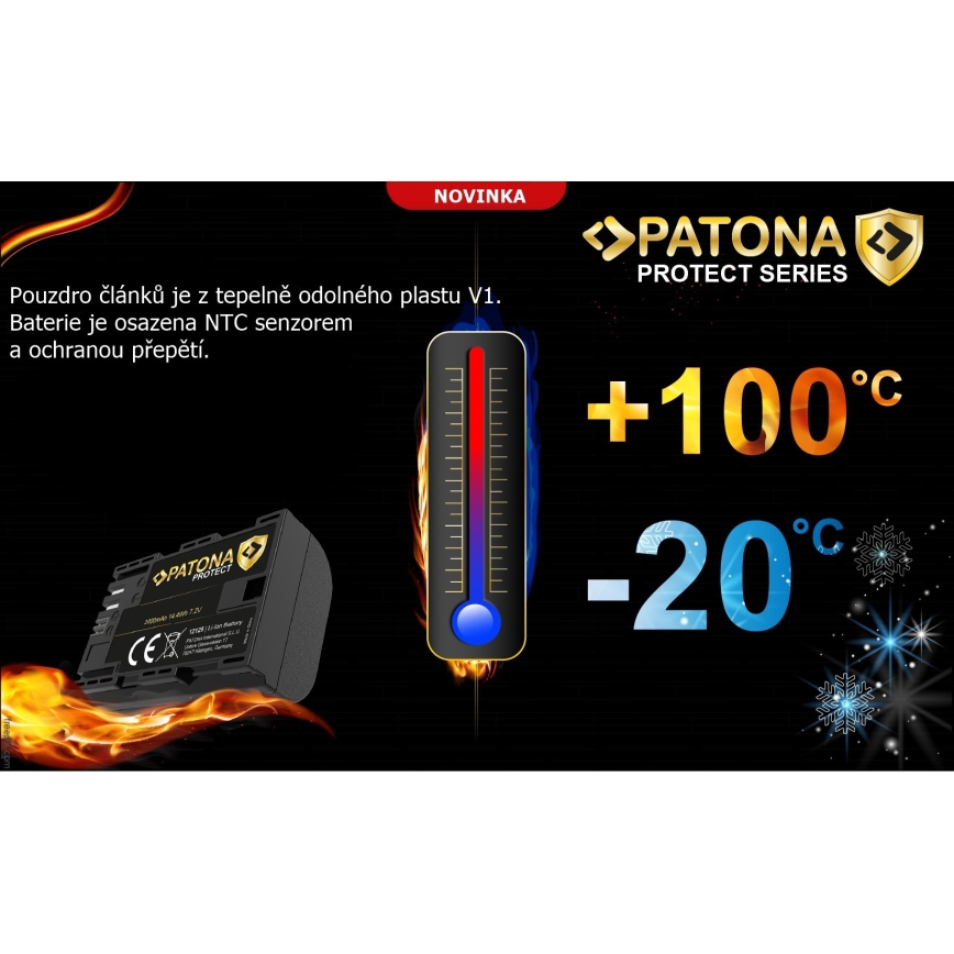 PATONA - Akku Fuji NP-W235 2600mAh Li-Ion 7,2V Protect X-T4