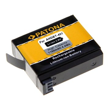 PATONA - Akku GoPro Hero 4 AHDBT-401 1160mAh Li-Ion