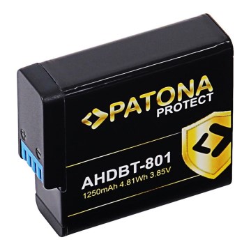 PATONA - Akku GoPro Hero 5/6/7/8 1250mAh Li-Ion Protect