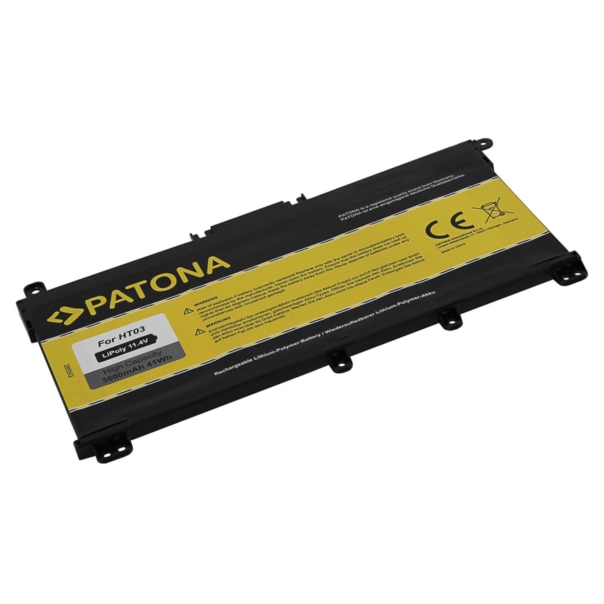 PATONA - Akku HP Pavilion X360 14-BA Serie 3400mAh Li-Pol 11,55V BK03 / BK03XL
