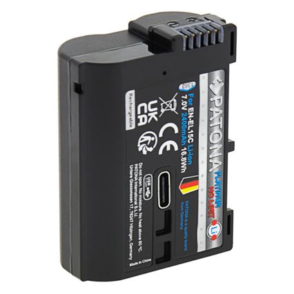 PATONA - Akku Nikon EN-EL15C 2600mAh Li-Ion Platinum USB-C