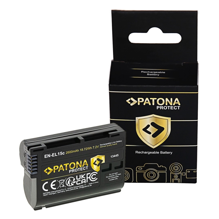 PATONA - Akku Nikon EN-EL15C 2600mAh Li-Ion Protect