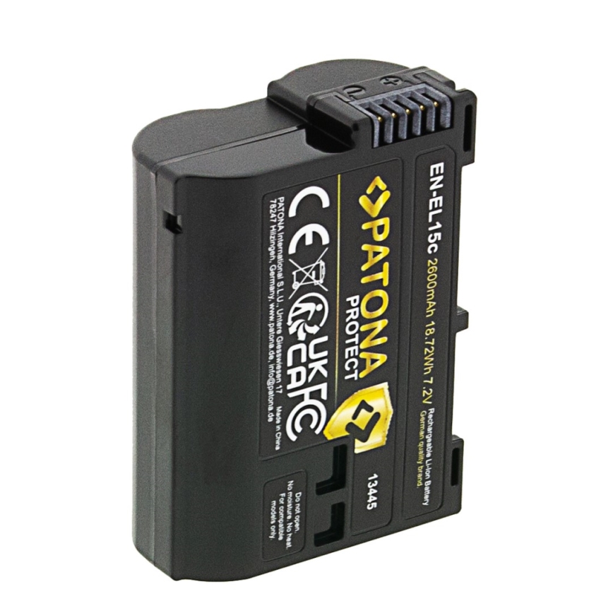 PATONA - Akku Nikon EN-EL15C 2600mAh Li-Ion Protect